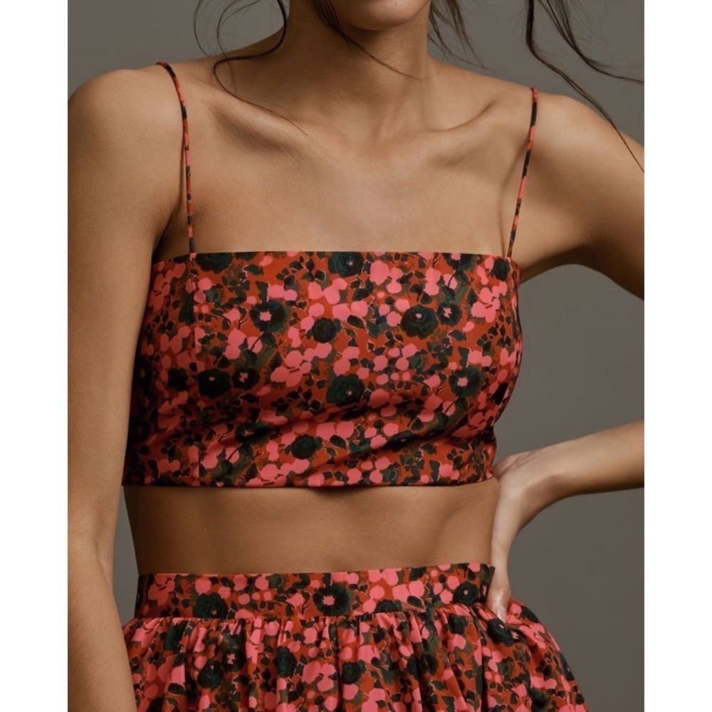 NEW RHODE Penny Crop Top in Flora Splash